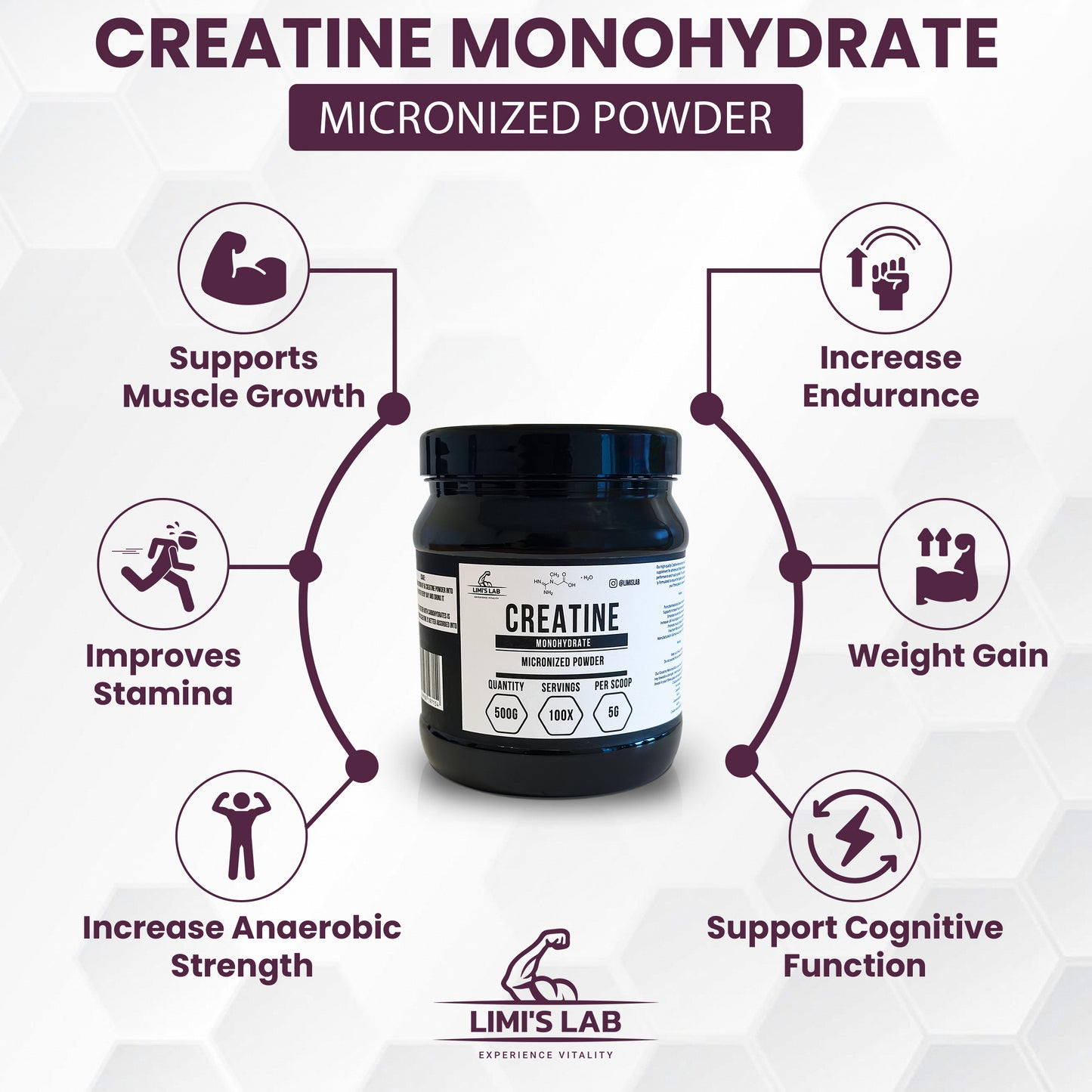 Creatine Monohydrate 500g